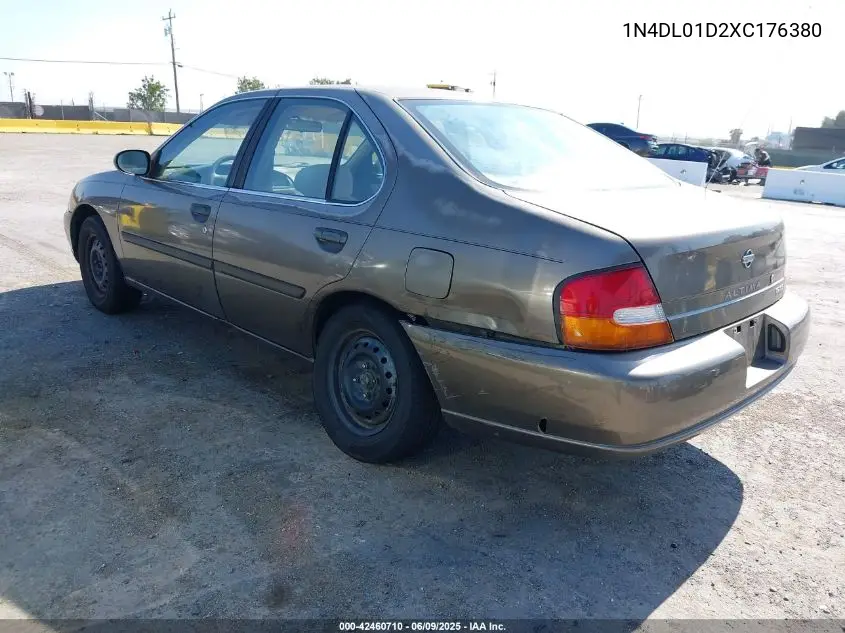 1999 Nissan Altima Gle/Gxe/Se/Se-L/Xe VIN: 1N4DL01D2XC176380 Lot: 42460710
