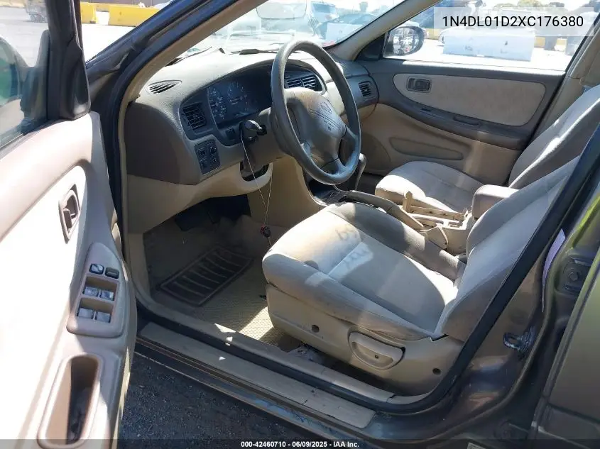 1999 Nissan Altima Gle/Gxe/Se/Se-L/Xe VIN: 1N4DL01D2XC176380 Lot: 42460710