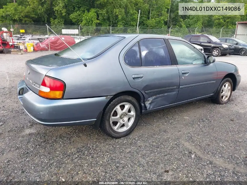 1999 Nissan Altima Gle/Gxe/Se/Se-L/Xe VIN: 1N4DL01DXXC149086 Lot: 42528609