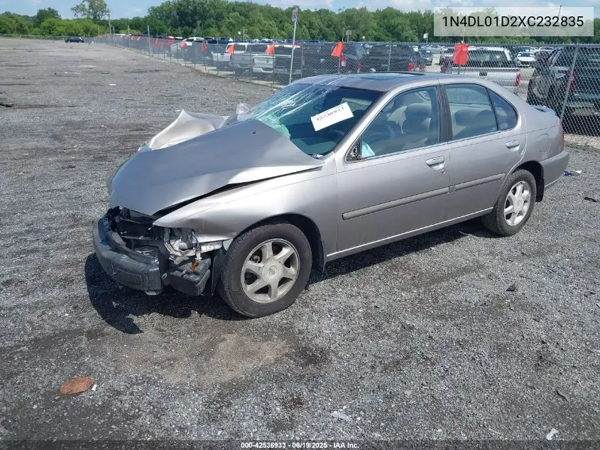 1999 Nissan Altima Gle/Gxe/Se/Se-L/Xe VIN: 1N4DL01D2XC232835 Lot: 42536933