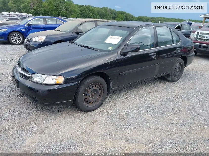 1999 Nissan Altima Gle/Gxe/Se/Se-L/Xe VIN: 1N4DL01D7XC122816 Lot: 42551437