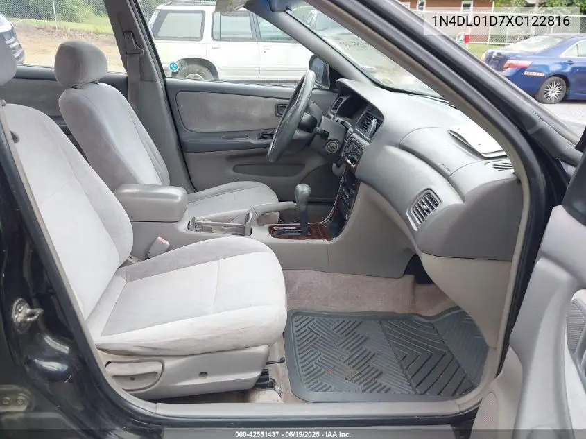 1999 Nissan Altima Gle/Gxe/Se/Se-L/Xe VIN: 1N4DL01D7XC122816 Lot: 42551437