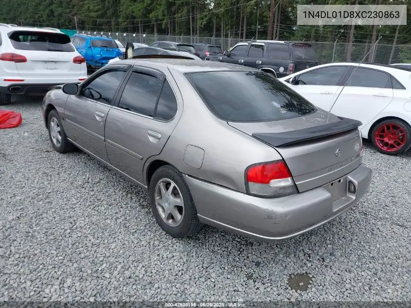 1999 Nissan Altima Gle/Gxe/Se/Se-L/Xe VIN: 1N4DL01D8XC230863 Lot: 42605196