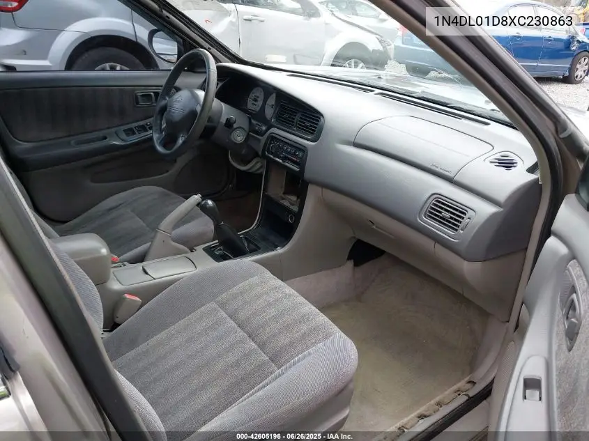 1999 Nissan Altima Gle/Gxe/Se/Se-L/Xe VIN: 1N4DL01D8XC230863 Lot: 42605196