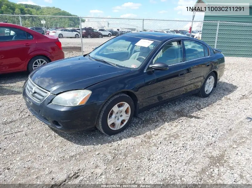 2003 Nissan Altima 2.5 S VIN: 1N4AL11D03C211291 Lot: 42205785