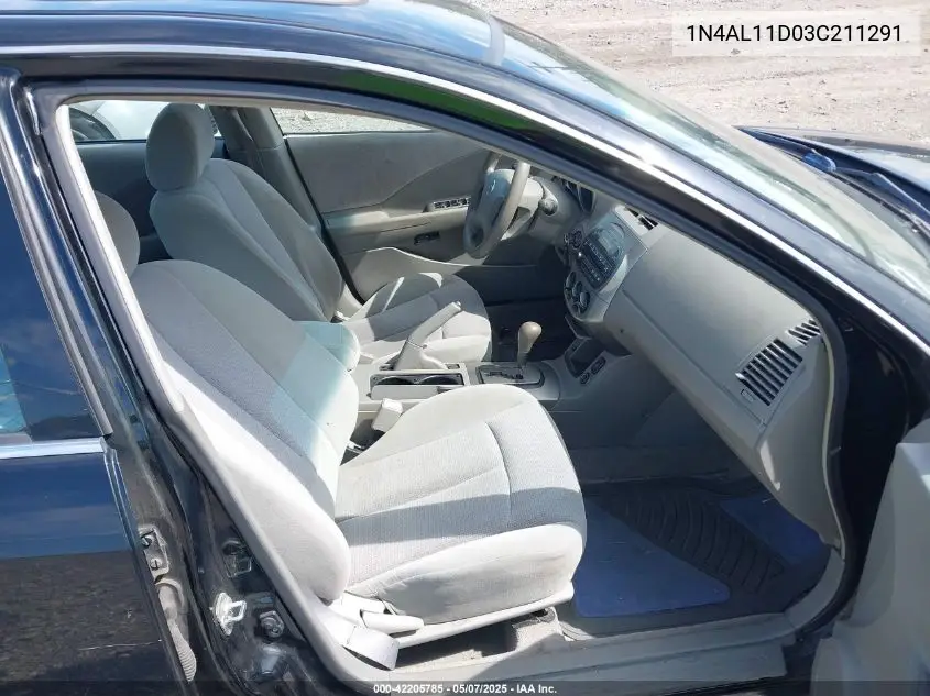 2003 Nissan Altima 2.5 S VIN: 1N4AL11D03C211291 Lot: 42205785
