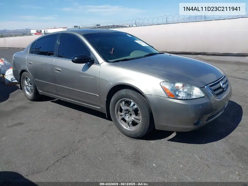 2003 Nissan Altima 2.5 S VIN: 1N4AL11D23C211941 Lot: 42224529