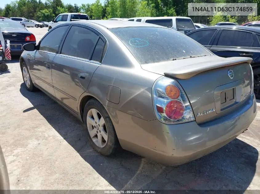 2003 Nissan Altima 2.5 S VIN: 1N4AL11D63C174859 Lot: 42237475