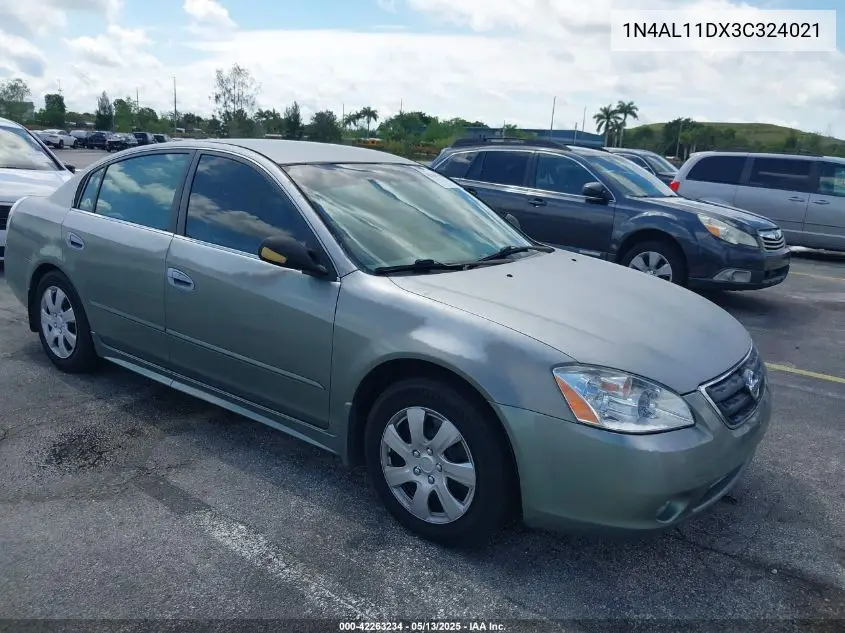 2003 Nissan Altima 2.5 S VIN: 1N4AL11DX3C324021 Lot: 42263234
