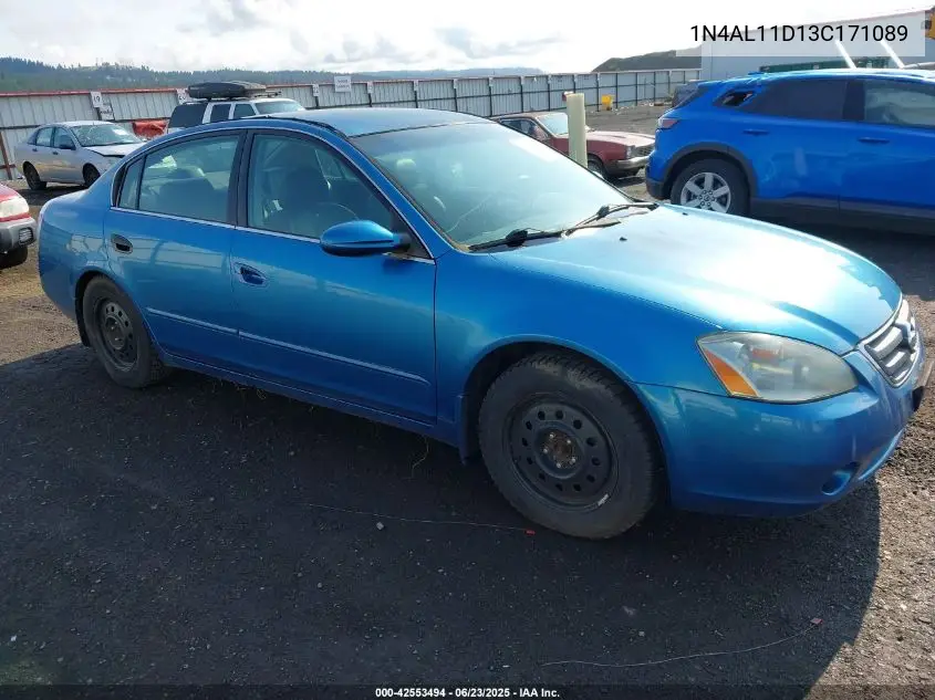 2003 Nissan Altima S/Sl VIN: 1N4AL11D13C171089 Lot: 42553494