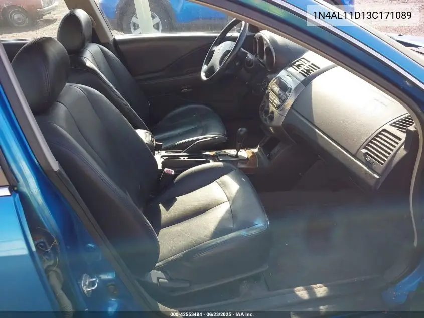 2003 Nissan Altima S/Sl VIN: 1N4AL11D13C171089 Lot: 42553494