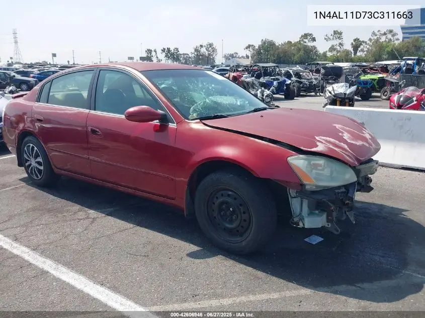 2003 Nissan Altima 2.5 S VIN: 1N4AL11D73C311663 Lot: 42606946