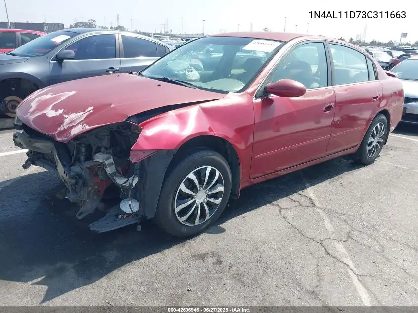 2003 Nissan Altima 2.5 S VIN: 1N4AL11D73C311663 Lot: 42606946