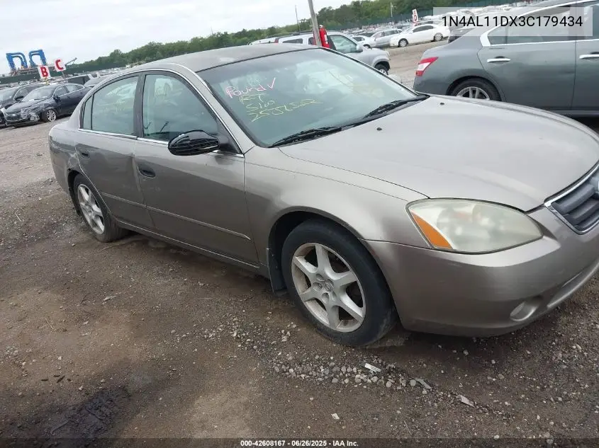 2003 Nissan Altima 2.5 S VIN: 1N4AL11DX3C179434 Lot: 42608167