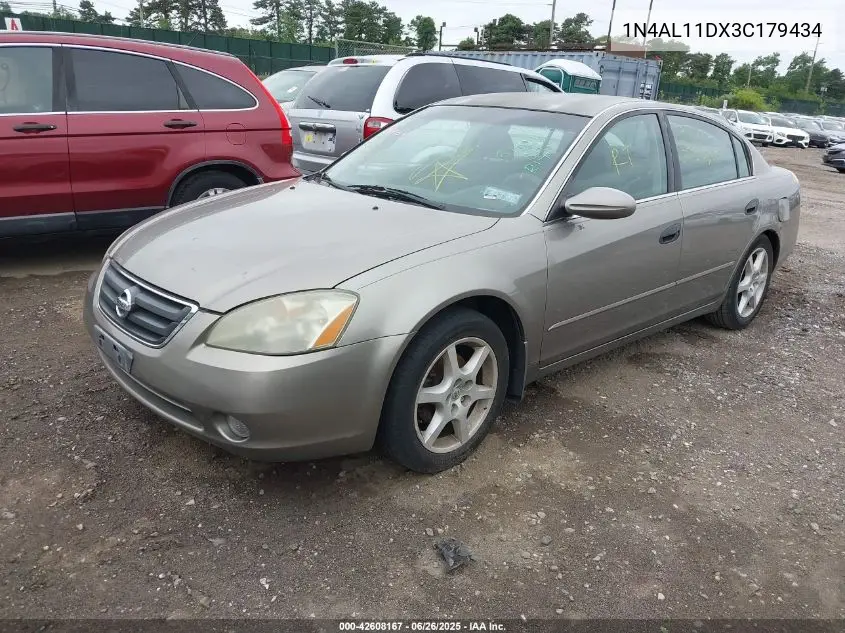 2003 Nissan Altima 2.5 S VIN: 1N4AL11DX3C179434 Lot: 42608167