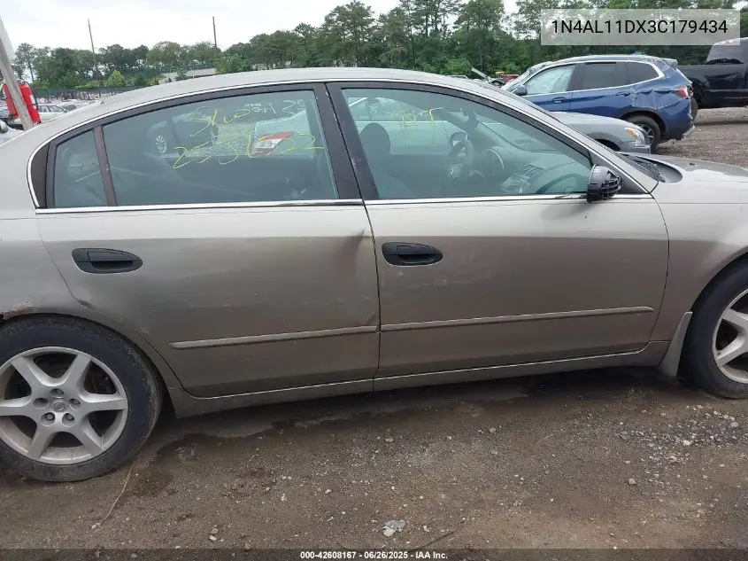 2003 Nissan Altima 2.5 S VIN: 1N4AL11DX3C179434 Lot: 42608167