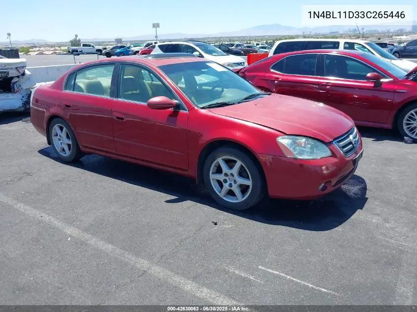 1N4BL11D33C265446 2003 Nissan Altima 3.5 Se