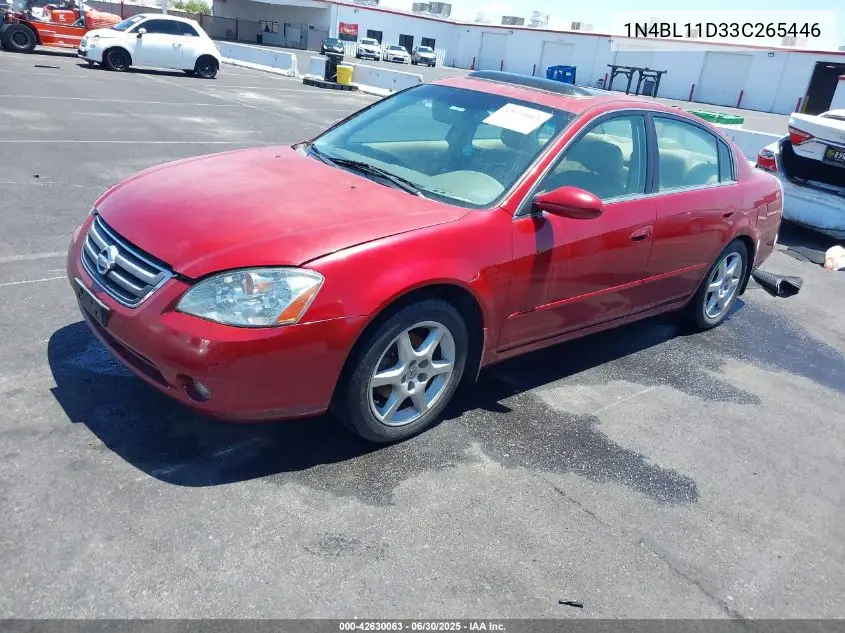 1N4BL11D33C265446 2003 Nissan Altima 3.5 Se
