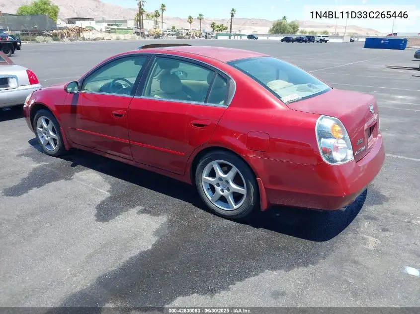 1N4BL11D33C265446 2003 Nissan Altima 3.5 Se