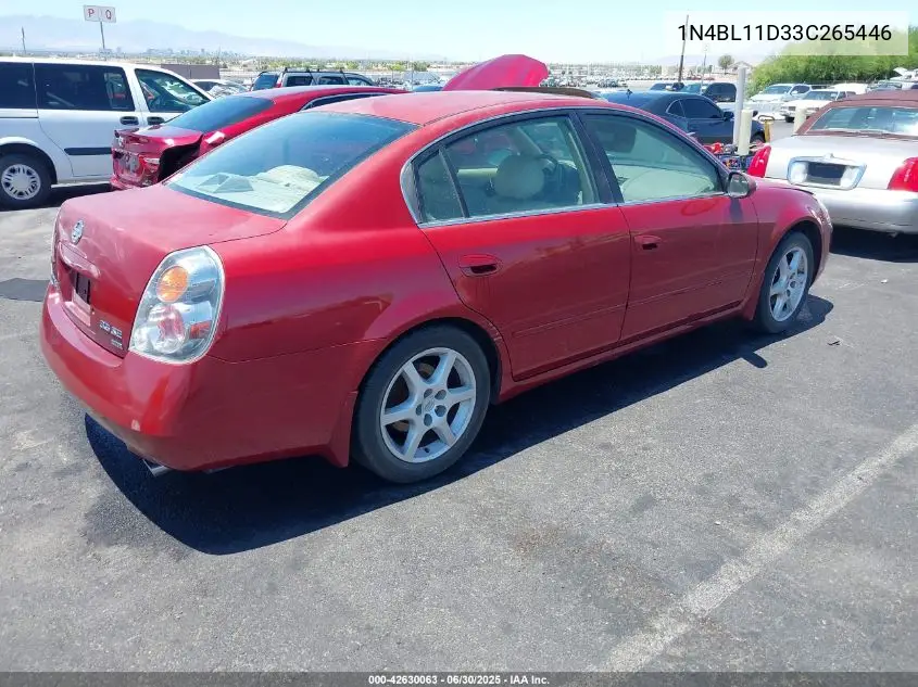 1N4BL11D33C265446 2003 Nissan Altima 3.5 Se