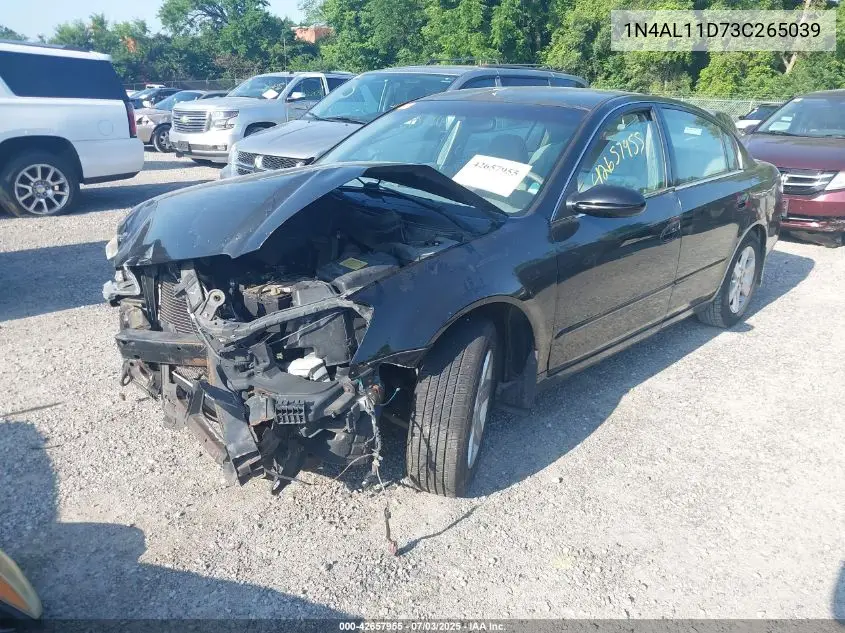2003 Nissan Altima S/Sl VIN: 1N4AL11D73C265039 Lot: 42657955