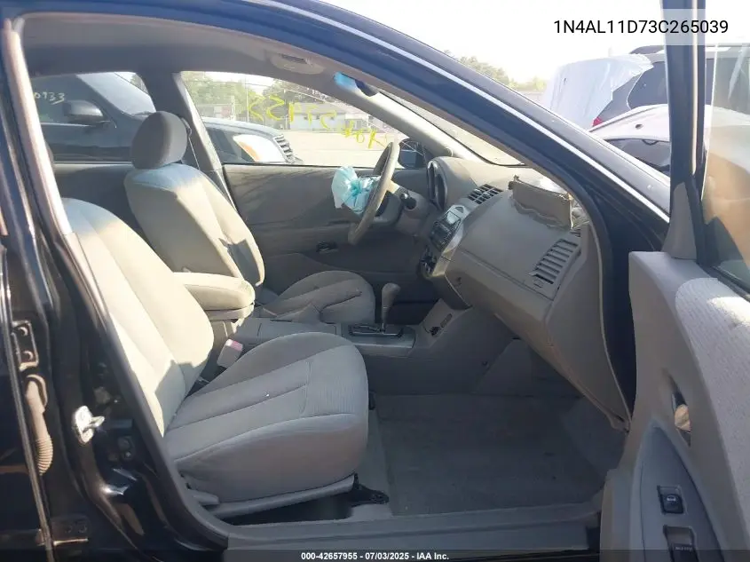 2003 Nissan Altima S/Sl VIN: 1N4AL11D73C265039 Lot: 42657955