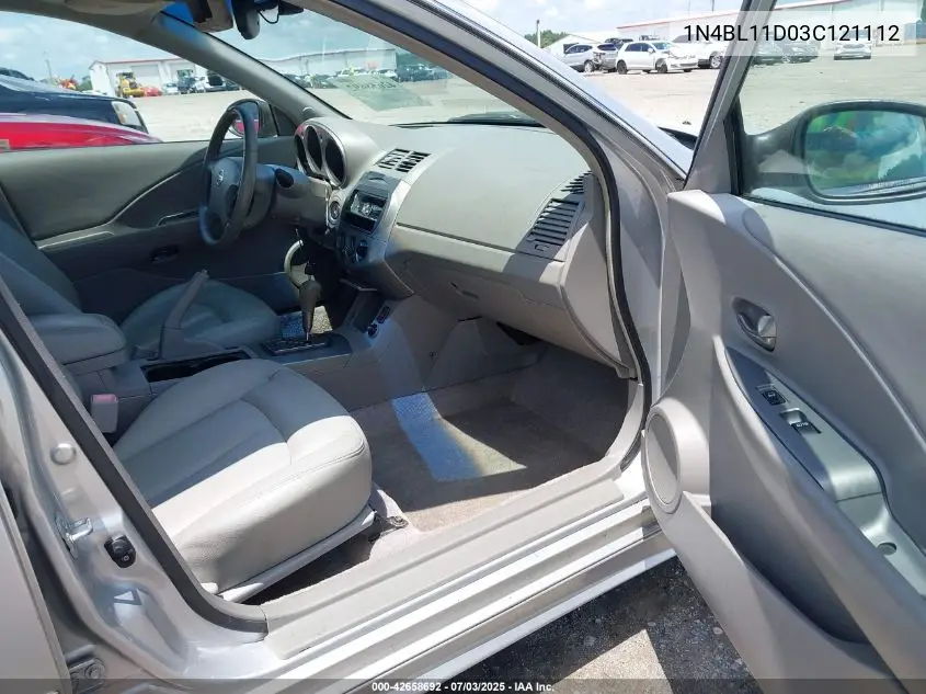 2003 Nissan Altima 3.5 Se VIN: 1N4BL11D03C121112 Lot: 42658692