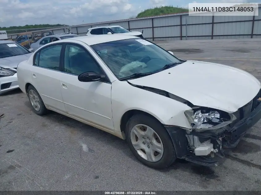 2003 Nissan Altima 2.5 S VIN: 1N4AL11D83C148053 Lot: 42798356