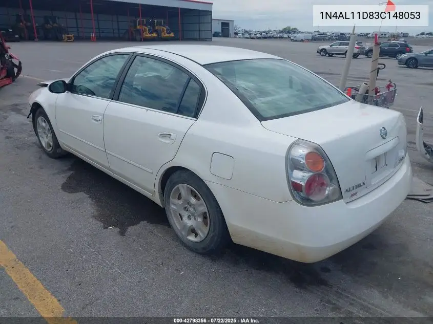 2003 Nissan Altima 2.5 S VIN: 1N4AL11D83C148053 Lot: 42798356