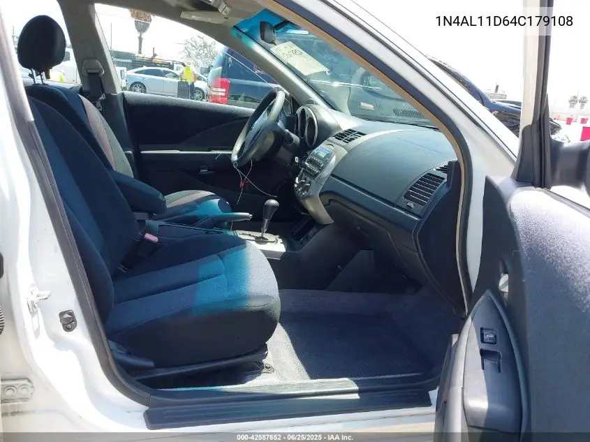 2004 Nissan Altima 2.5 S VIN: 1N4AL11D64C179108 Lot: 42587652