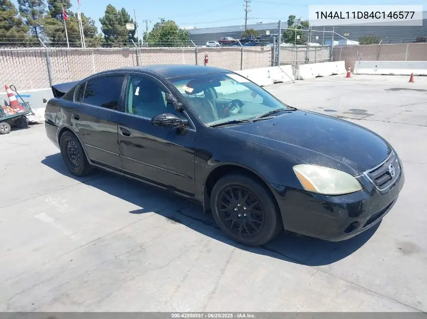 2004 Nissan Altima 2.5 S VIN: 1N4AL11D84C146577 Lot: 42598597