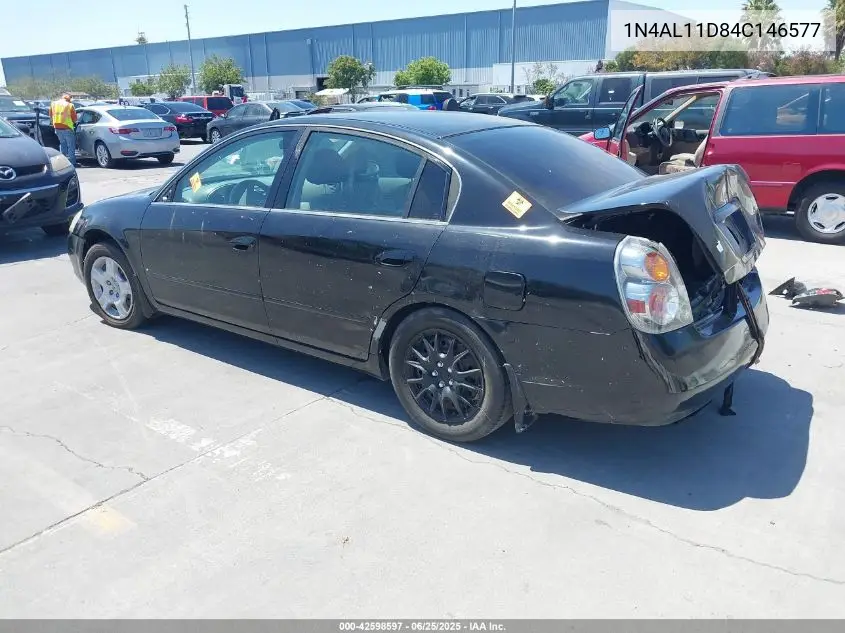 2004 Nissan Altima 2.5 S VIN: 1N4AL11D84C146577 Lot: 42598597