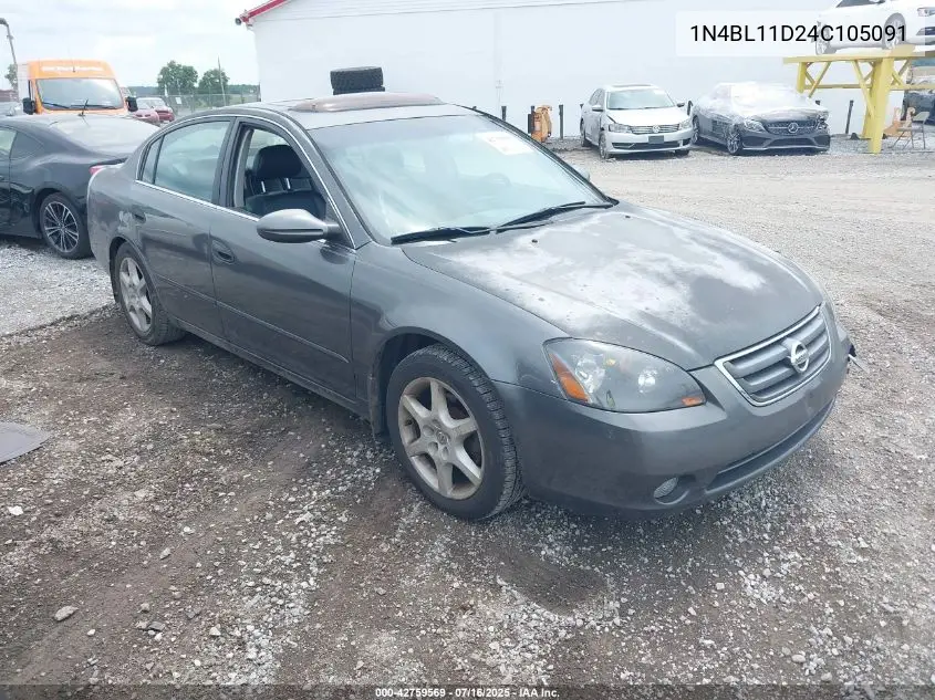 2004 Nissan Altima 3.5 Se VIN: 1N4BL11D24C105091 Lot: 42759569