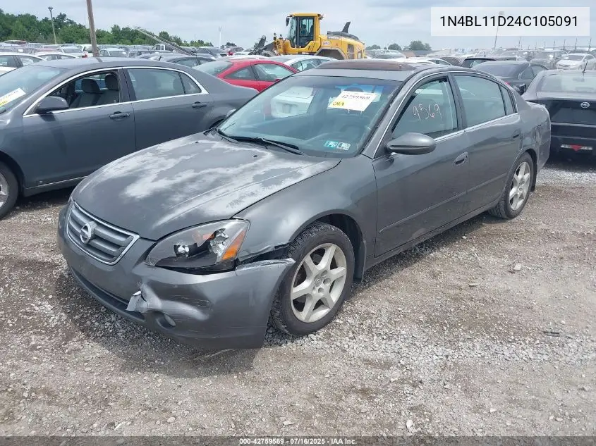 2004 Nissan Altima 3.5 Se VIN: 1N4BL11D24C105091 Lot: 42759569