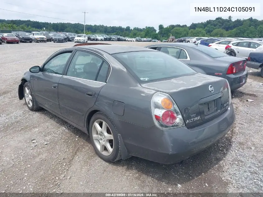 2004 Nissan Altima 3.5 Se VIN: 1N4BL11D24C105091 Lot: 42759569