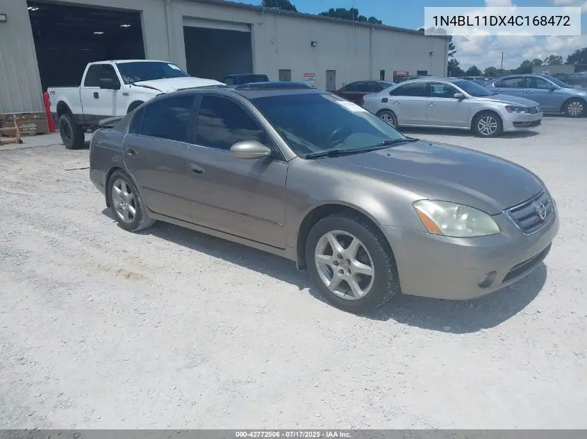 2004 Nissan Altima 3.5 Se VIN: 1N4BL11DX4C168472 Lot: 42772506