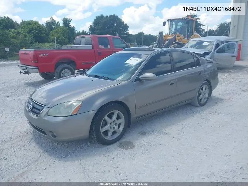 2004 Nissan Altima 3.5 Se VIN: 1N4BL11DX4C168472 Lot: 42772506