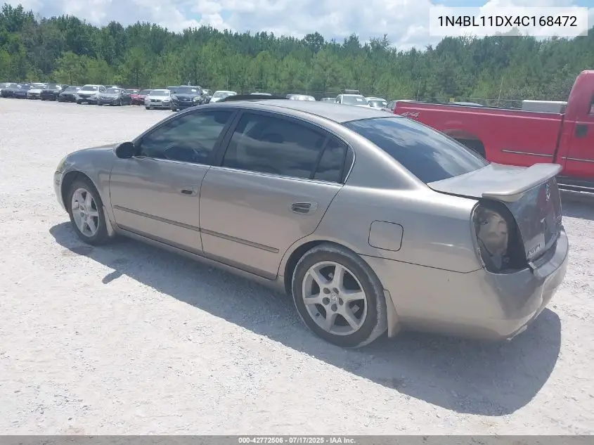 2004 Nissan Altima 3.5 Se VIN: 1N4BL11DX4C168472 Lot: 42772506