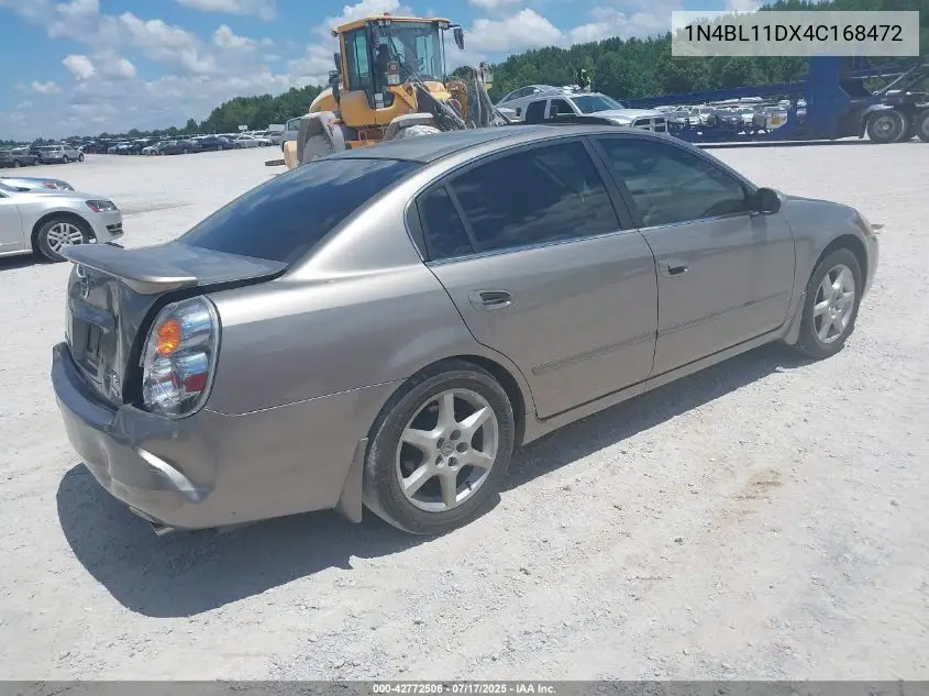 2004 Nissan Altima 3.5 Se VIN: 1N4BL11DX4C168472 Lot: 42772506