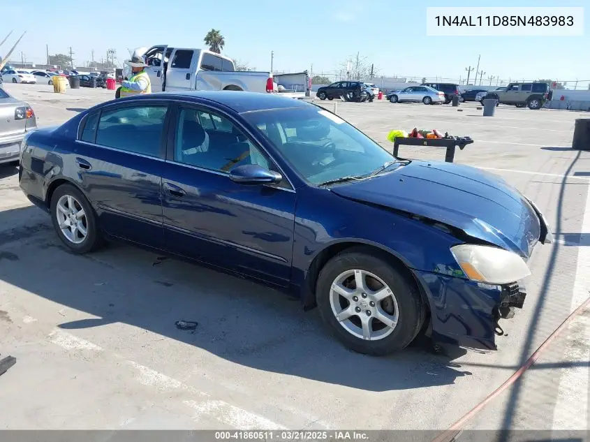 2005 Nissan Altima 2.5 S VIN: 1N4AL11D85N483983 Lot: 41860511