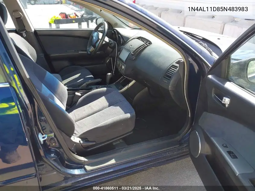 2005 Nissan Altima 2.5 S VIN: 1N4AL11D85N483983 Lot: 41860511