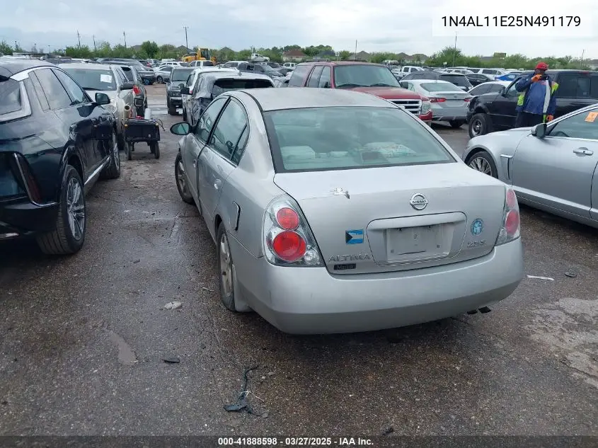 2005 Nissan Altima 2.5 S VIN: 1N4AL11E25N491179 Lot: 41888598