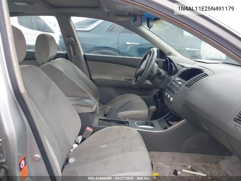 2005 Nissan Altima 2.5 S VIN: 1N4AL11E25N491179 Lot: 41888598