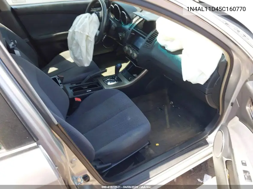 2005 Nissan Altima 2.5 S VIN: 1N4AL11D45C160770 Lot: 41977821