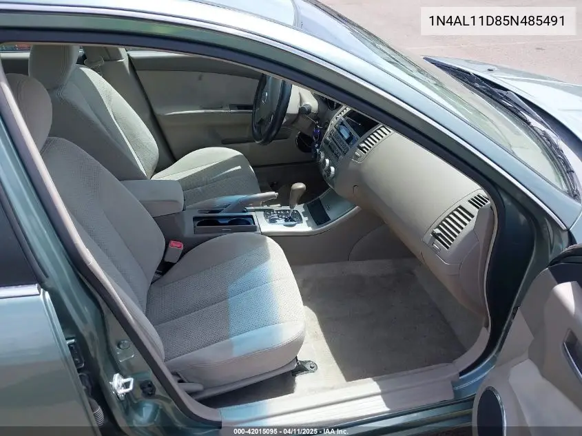 2005 Nissan Altima 2.5 S VIN: 1N4AL11D85N485491 Lot: 42015095