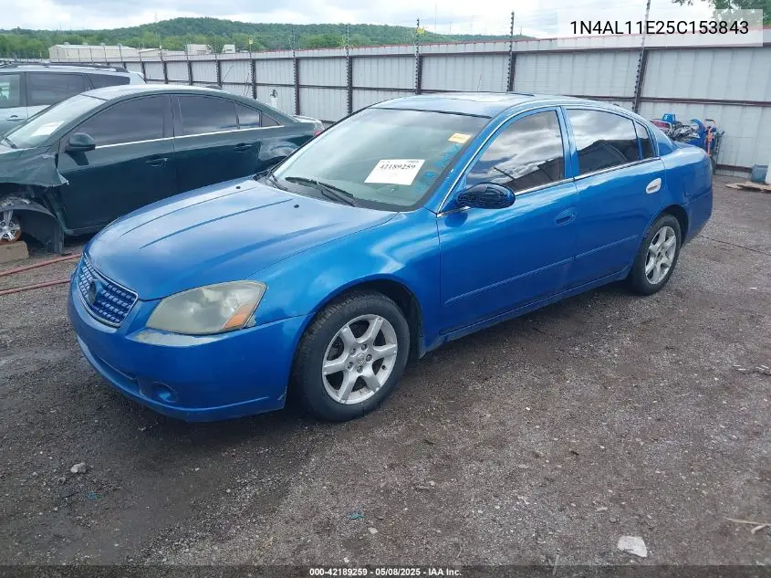 2005 Nissan Altima 2.5 S VIN: 1N4AL11E25C153843 Lot: 42189259