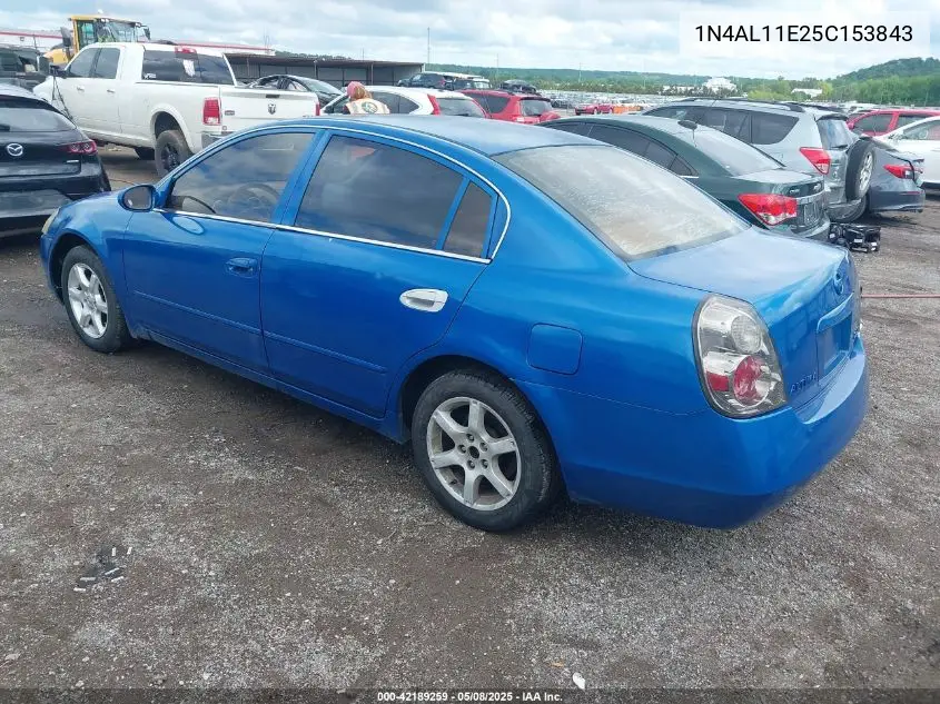 2005 Nissan Altima 2.5 S VIN: 1N4AL11E25C153843 Lot: 42189259