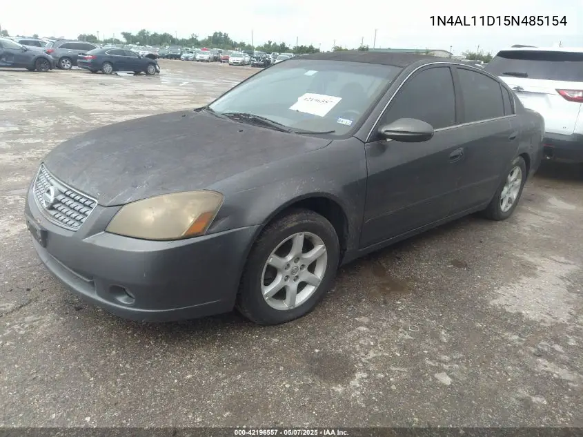 2005 Nissan Altima 2.5 S VIN: 1N4AL11D15N485154 Lot: 42196557