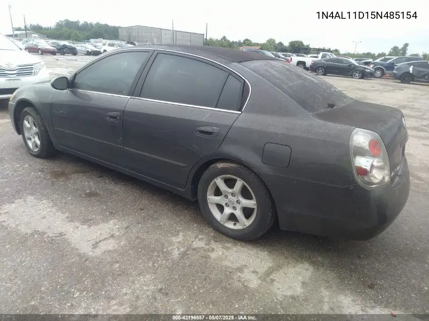 2005 Nissan Altima 2.5 S VIN: 1N4AL11D15N485154 Lot: 42196557