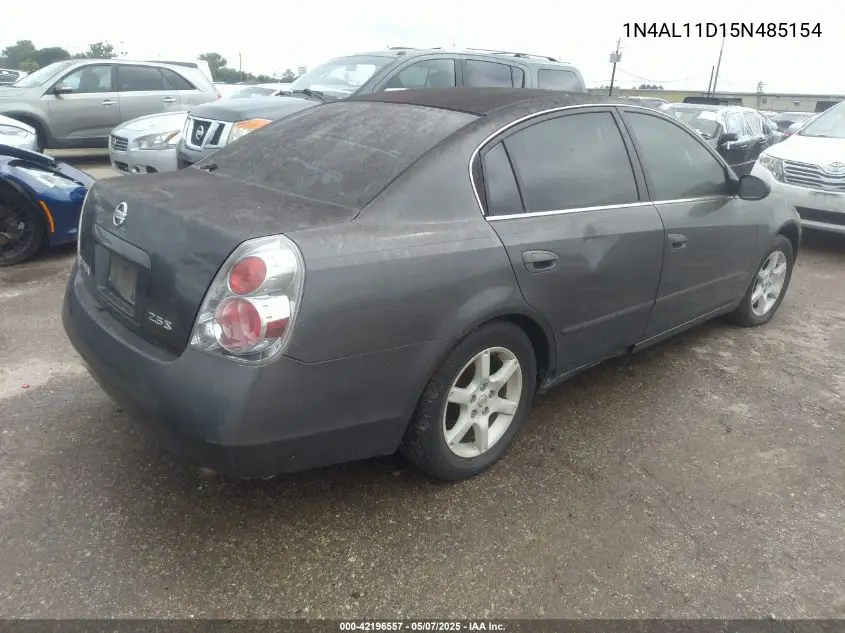2005 Nissan Altima 2.5 S VIN: 1N4AL11D15N485154 Lot: 42196557